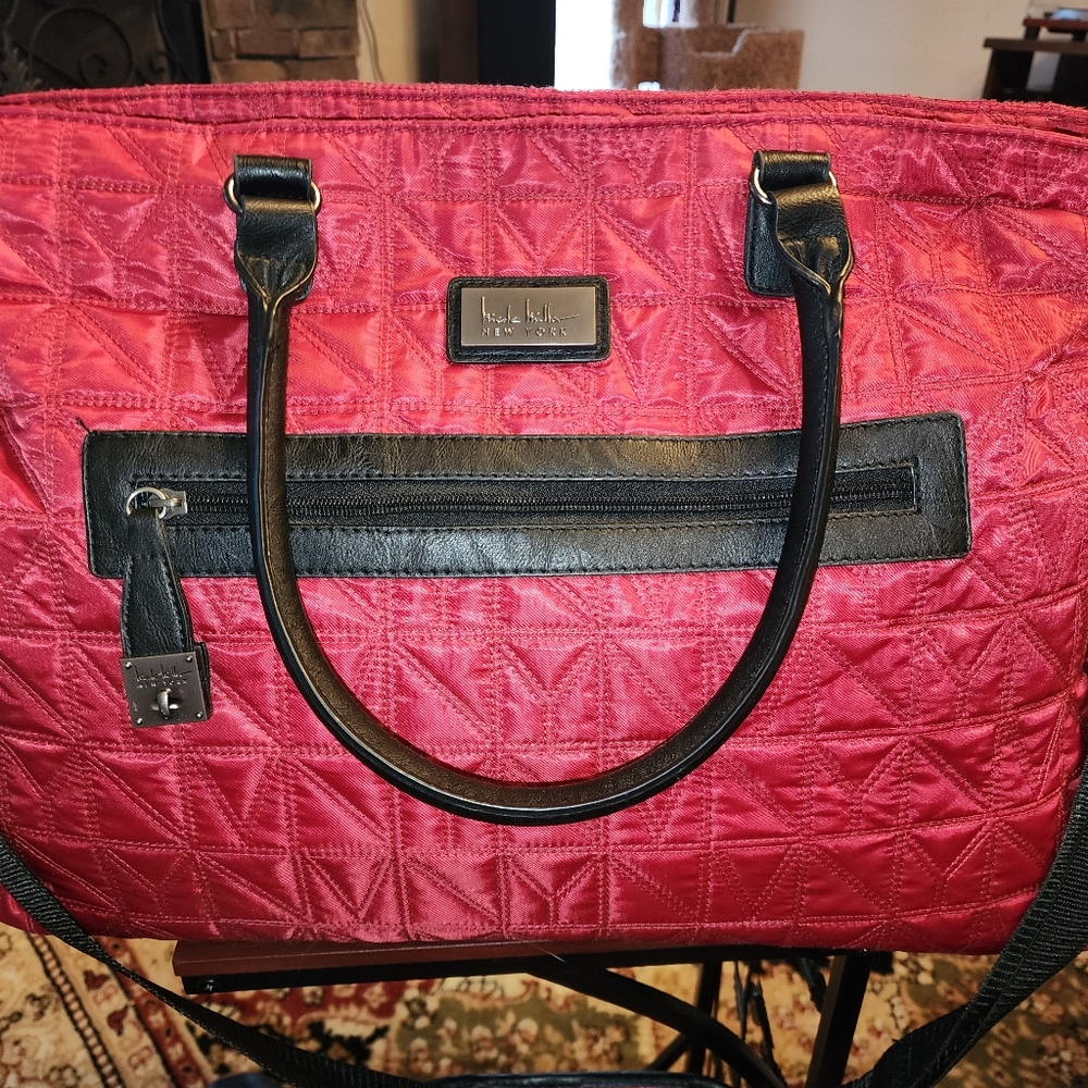 Nicole Miller mint condition overnight bag